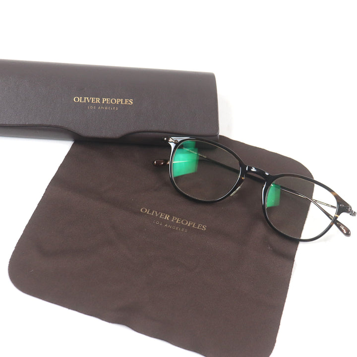 Excellent OLIVER PEOPLES Glasses Stiles Marble Pattern Dark brown mens OV5371D