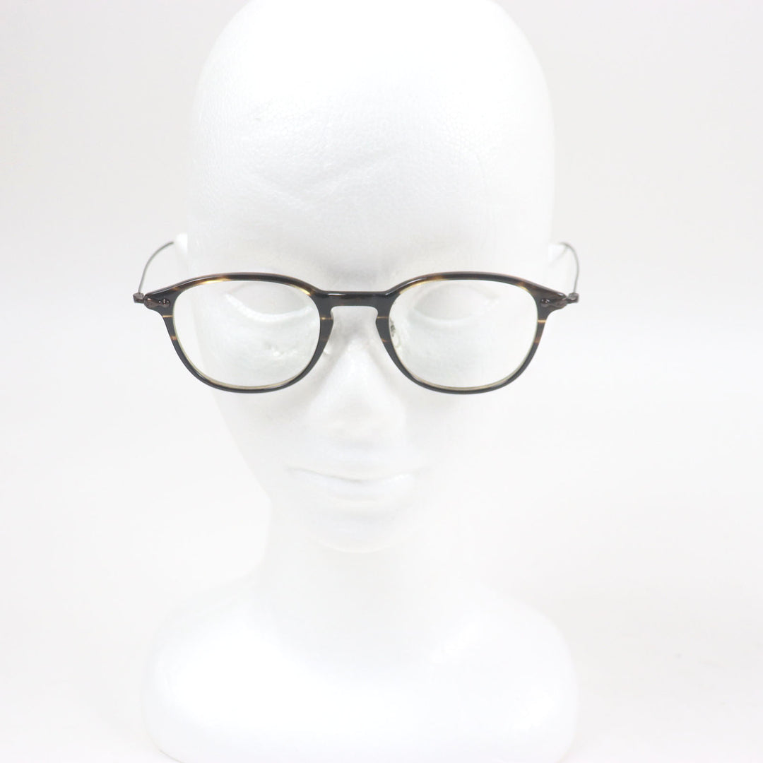 Excellent OLIVER PEOPLES Glasses Stiles Marble Pattern Dark brown mens OV5371D
