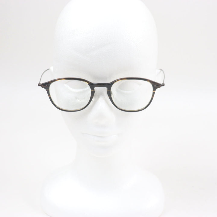 Excellent OLIVER PEOPLES Glasses Stiles Marble Pattern Dark brown mens OV5371D