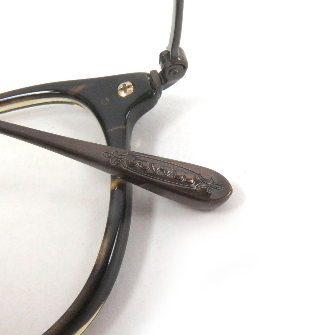 Excellent OLIVER PEOPLES Glasses Stiles Marble Pattern Dark brown mens OV5371D