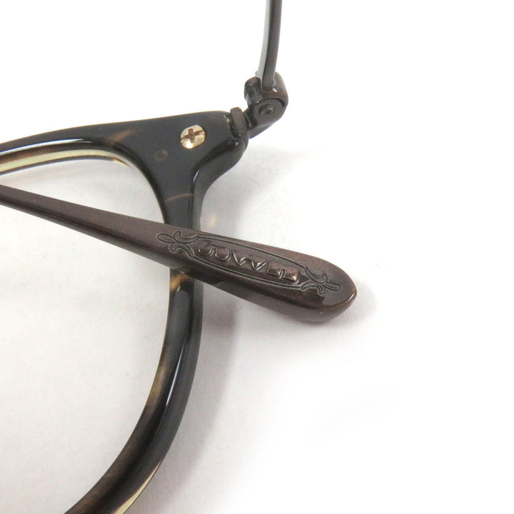 Excellent OLIVER PEOPLES Glasses Stiles Marble Pattern Dark brown mens OV5371D