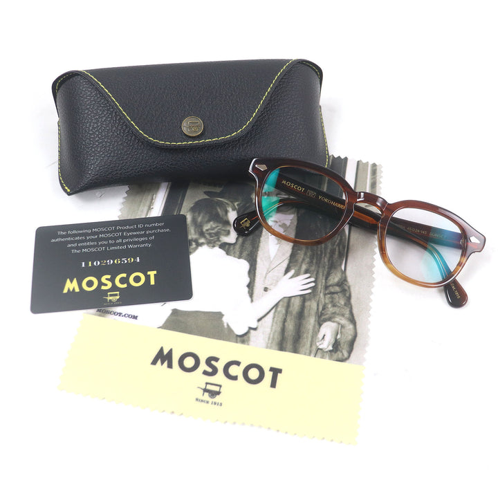 Excellent MOSCOT Glasses LEMTOSH Yokohama store 2nd anniversary SUNSET (Brown) mens