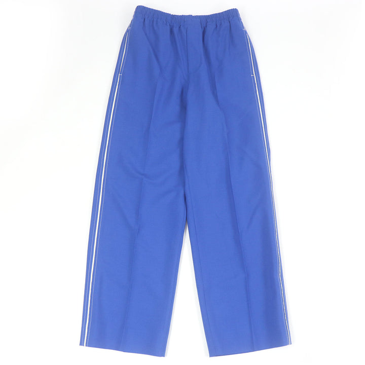 Excellent GUCCI Pants Interlocking G Track blue wool mens 44 742766