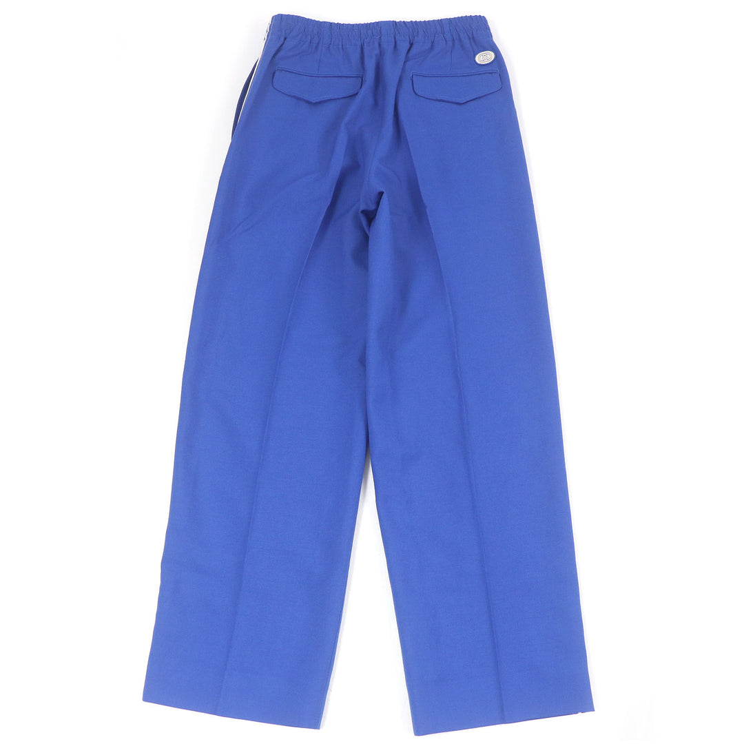 Excellent GUCCI Pants Interlocking G Track blue wool mens 44 742766