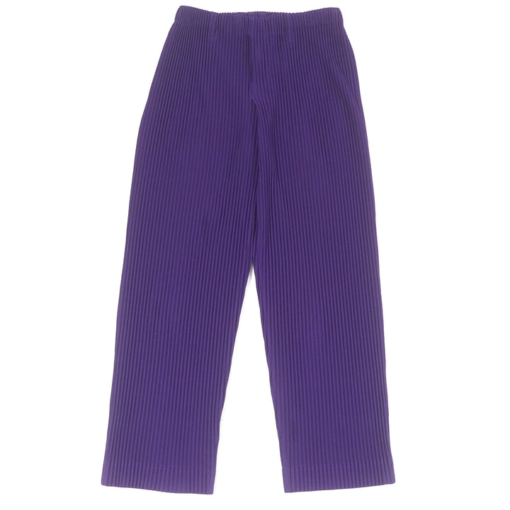Excellent HOMME PLISSE ISSEY MIYAKE Pants Pleated purple polyester mens 2