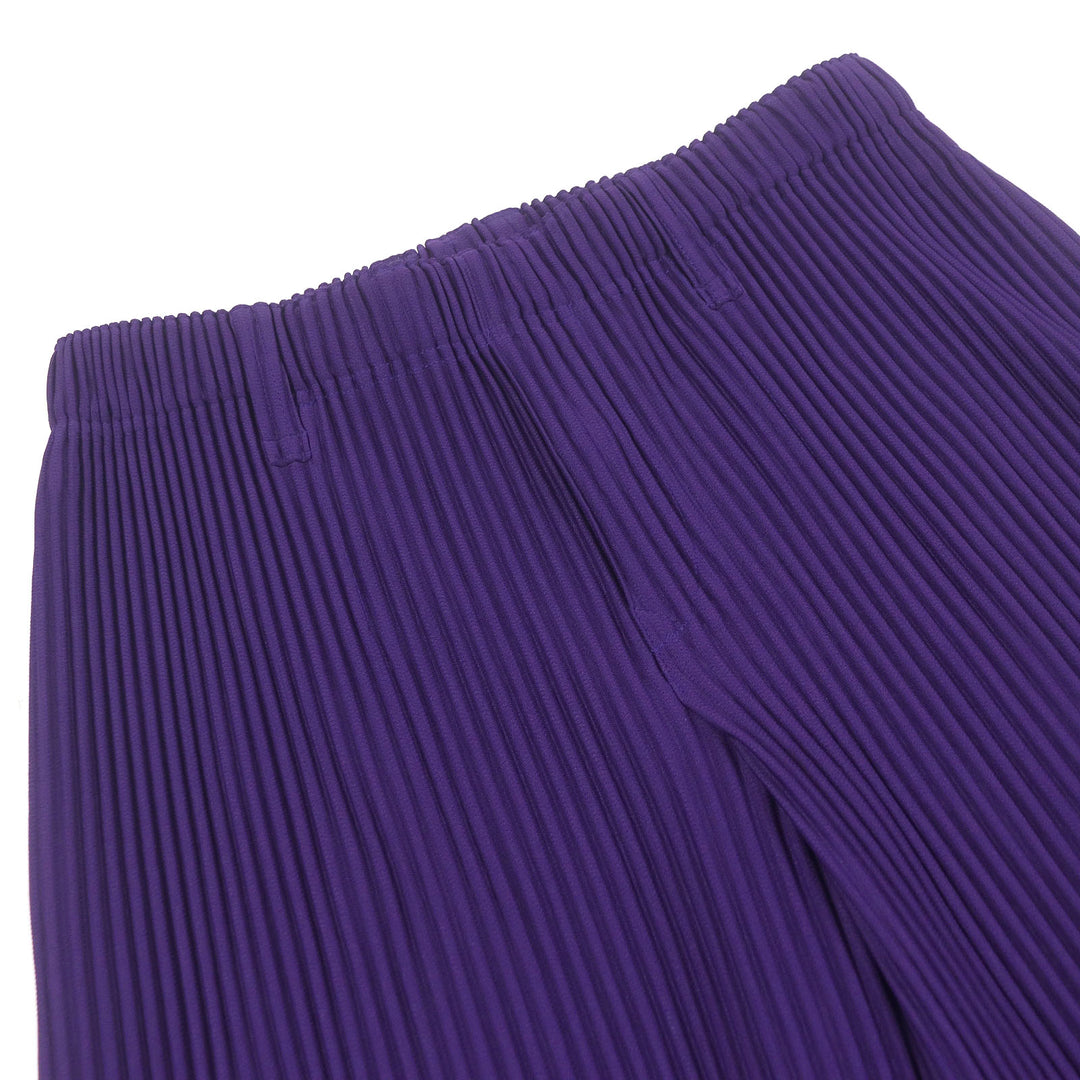 Excellent HOMME PLISSE ISSEY MIYAKE Pants Pleated purple polyester mens 2