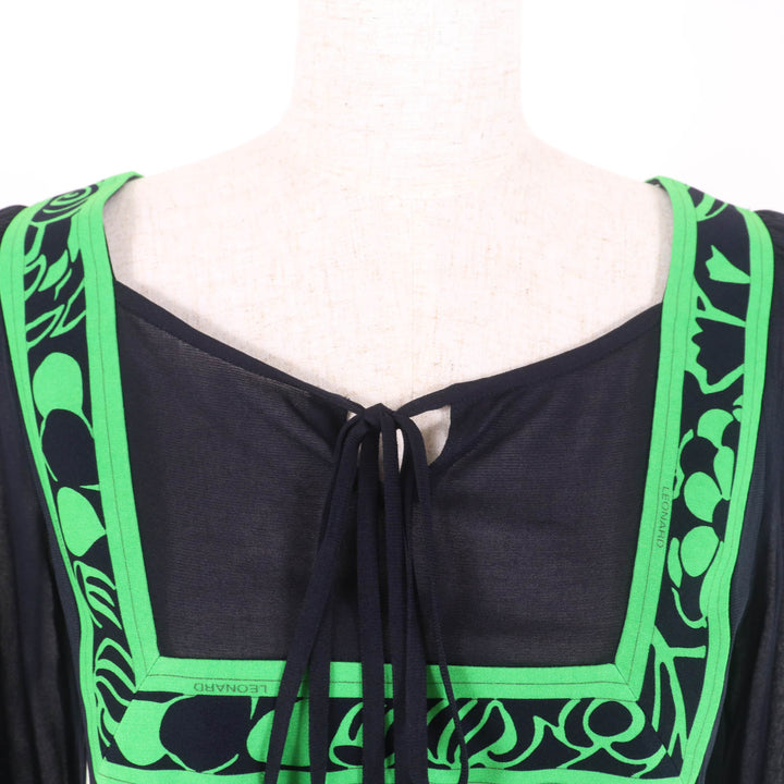 Great LEONARD FASHION one piece Ribbon with tassels Half sleeves