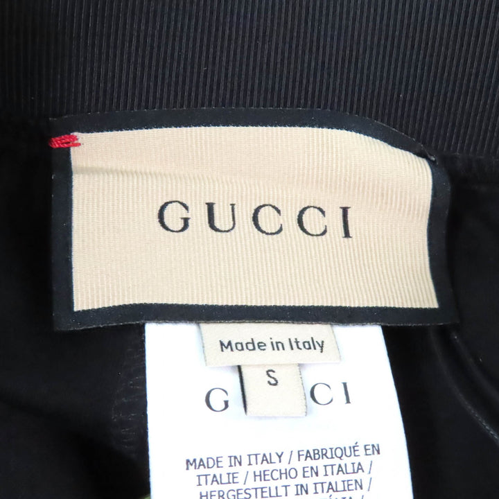 Pristine GUCCI Shorts Logo design biker shorts leggings black cotton Women S