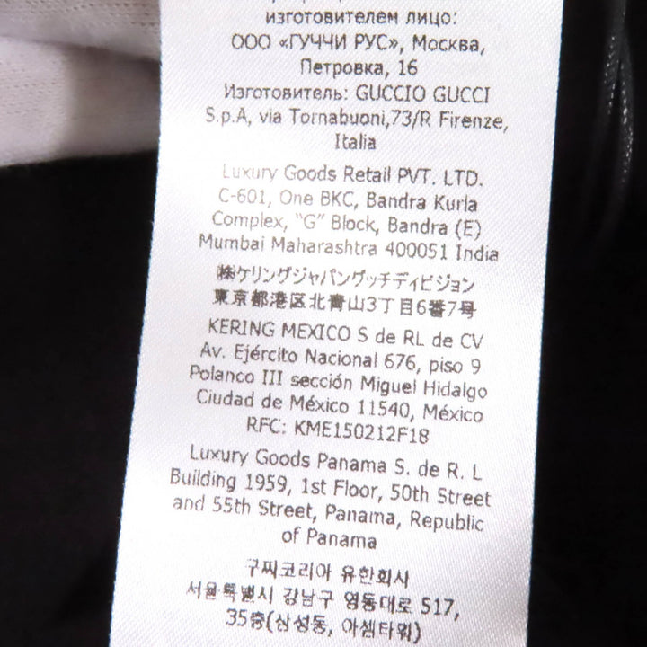 Pristine GUCCI Shorts Logo design biker shorts leggings black cotton Women S