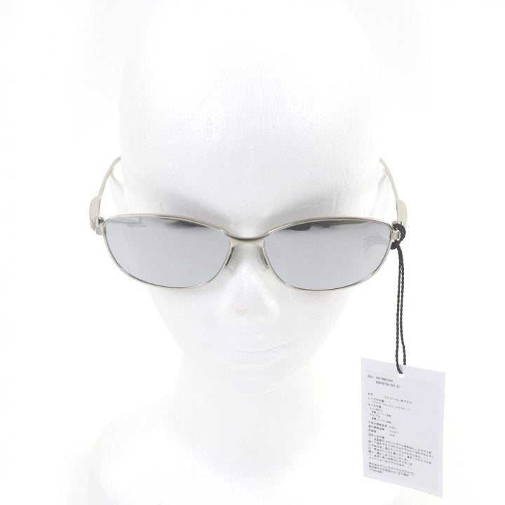 Pristine BALENCIAGA sunglasses mirror lens eyewear Silver mens BB0357SA