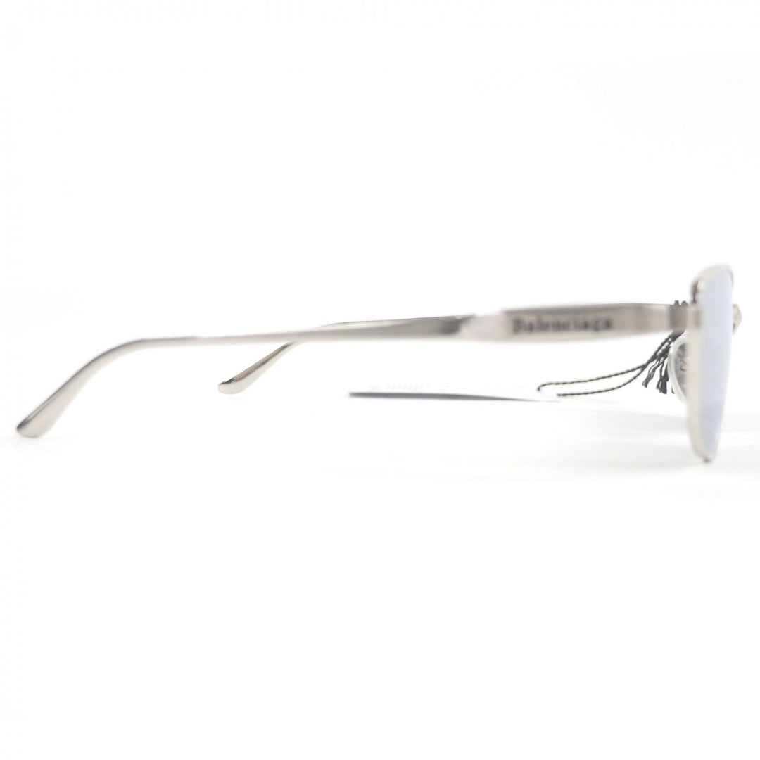 Pristine BALENCIAGA sunglasses mirror lens eyewear Silver mens BB0357SA