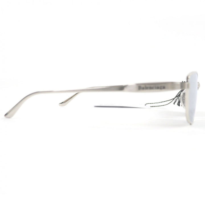 Pristine BALENCIAGA sunglasses mirror lens eyewear Silver mens BB0357SA