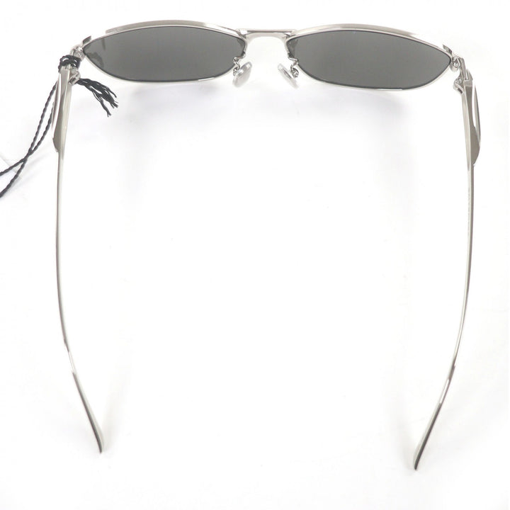 Pristine BALENCIAGA sunglasses mirror lens eyewear Silver mens BB0357SA