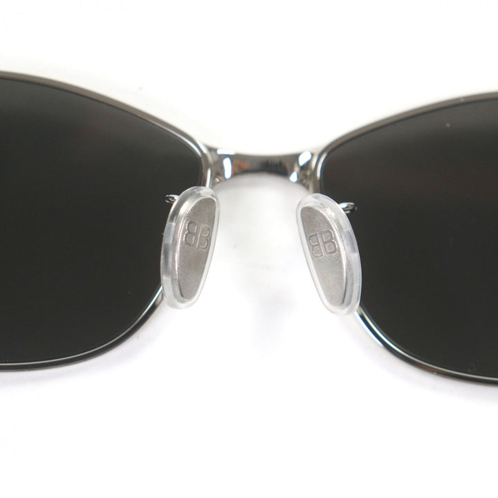 Pristine BALENCIAGA sunglasses mirror lens eyewear Silver mens BB0357SA