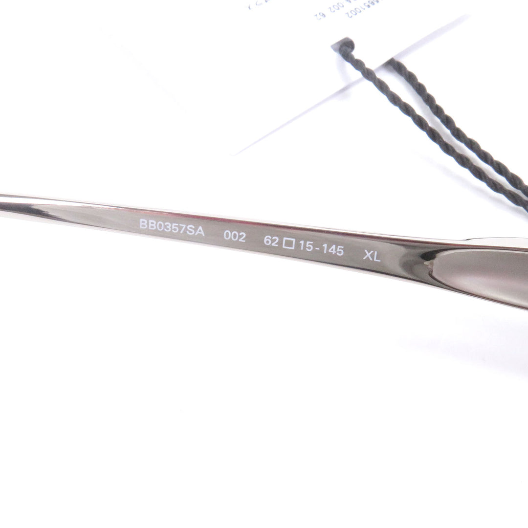 Pristine BALENCIAGA sunglasses mirror lens eyewear Silver mens BB0357SA