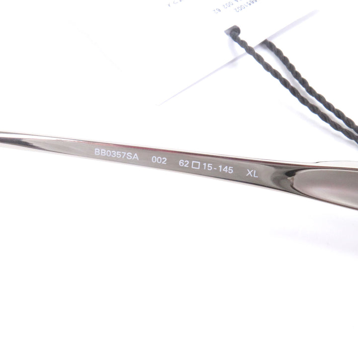 Pristine BALENCIAGA sunglasses mirror lens eyewear Silver mens BB0357SA