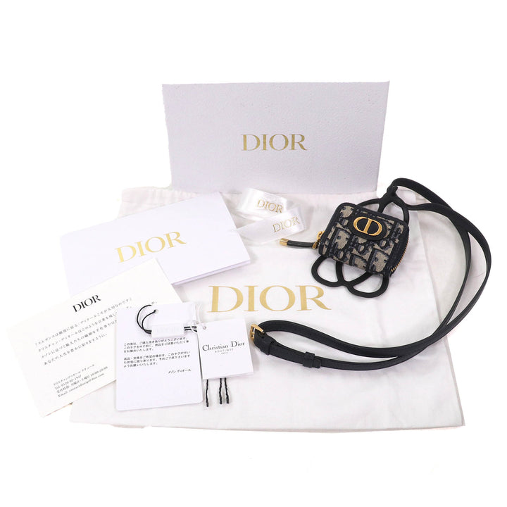 Great Christian Dior 30 MONTAIGNE Oblique Trotter AirPods Phone Holder S2101UTZQ