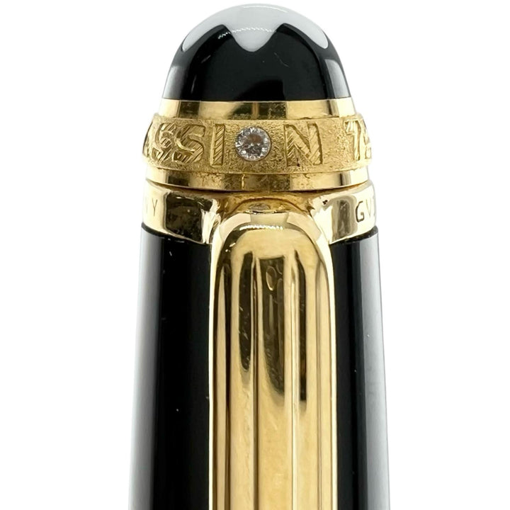 Great MONTBLANC Ballpoint pen Meisterstück 75th Anniversary 1P Diamond