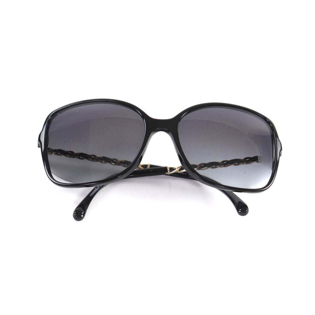 Great CHANEL sunglasses black Women 5210-Q-A