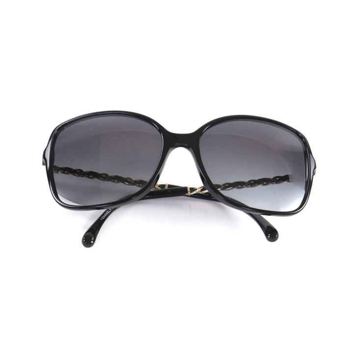 Great CHANEL sunglasses black Women 5210-Q-A