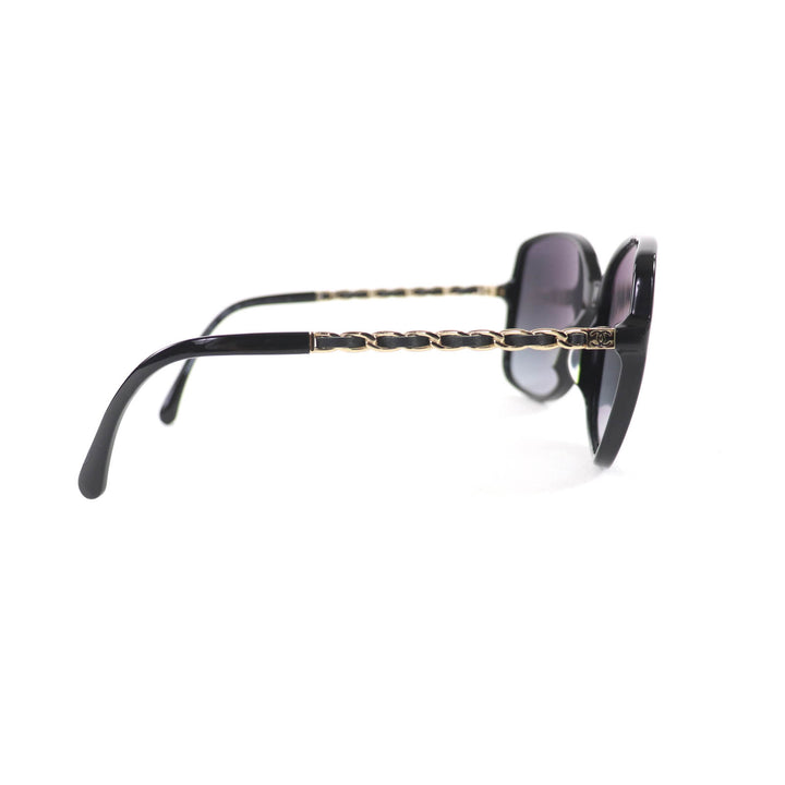Great CHANEL sunglasses black Women 5210-Q-A