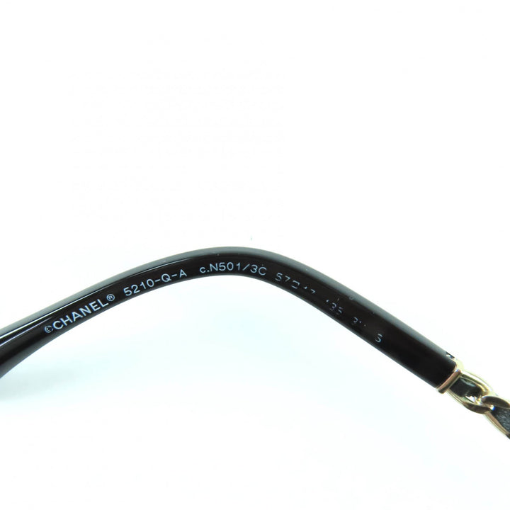 Great CHANEL sunglasses black Women 5210-Q-A