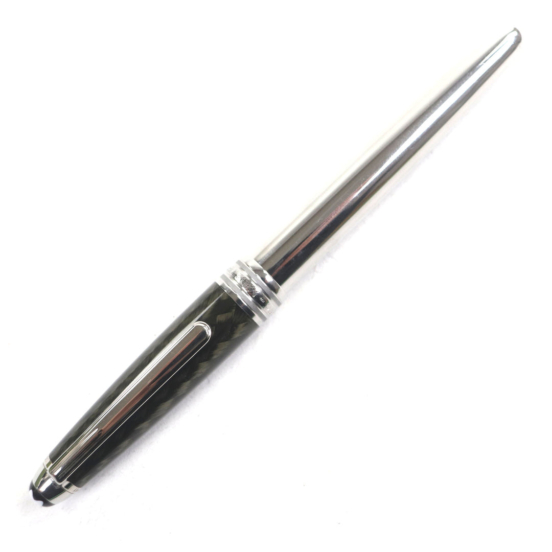 Great MONTBLANC Ballpoint pen Meisterstück Solitaire Carbon Steel Classic 163