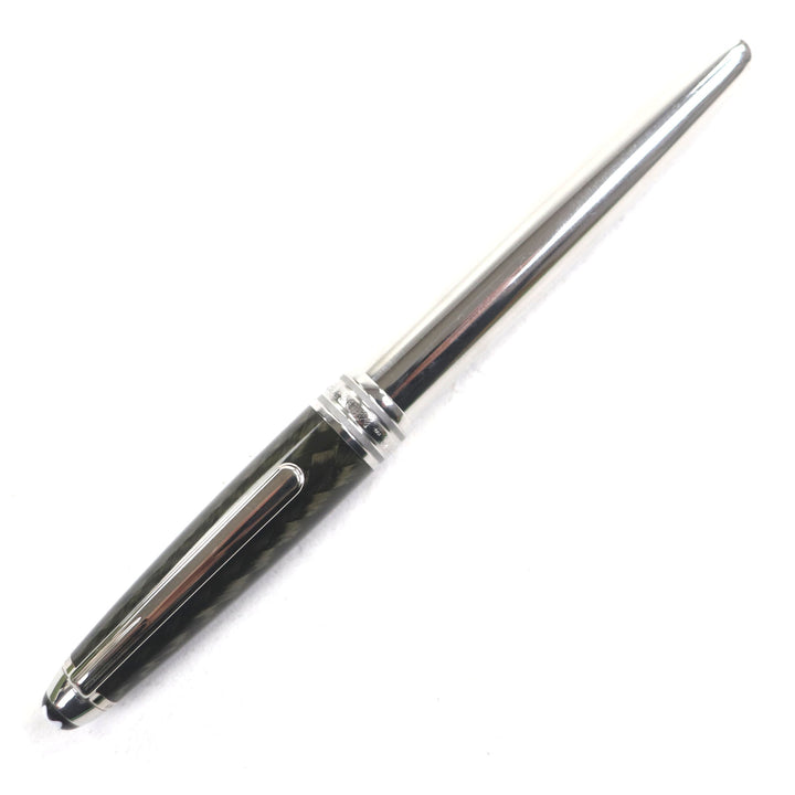 Great MONTBLANC Ballpoint pen Meisterstück Solitaire Carbon Steel Classic 163