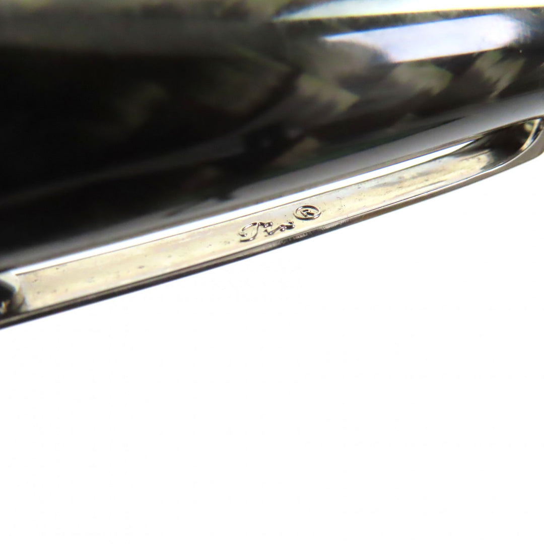 Great MONTBLANC Ballpoint pen Meisterstück Solitaire Carbon Steel Classic 163