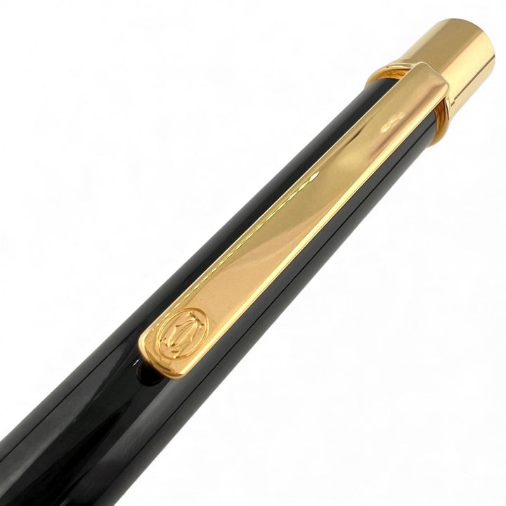 Excellent Cartier Ballpoint pen Twist type black mens
