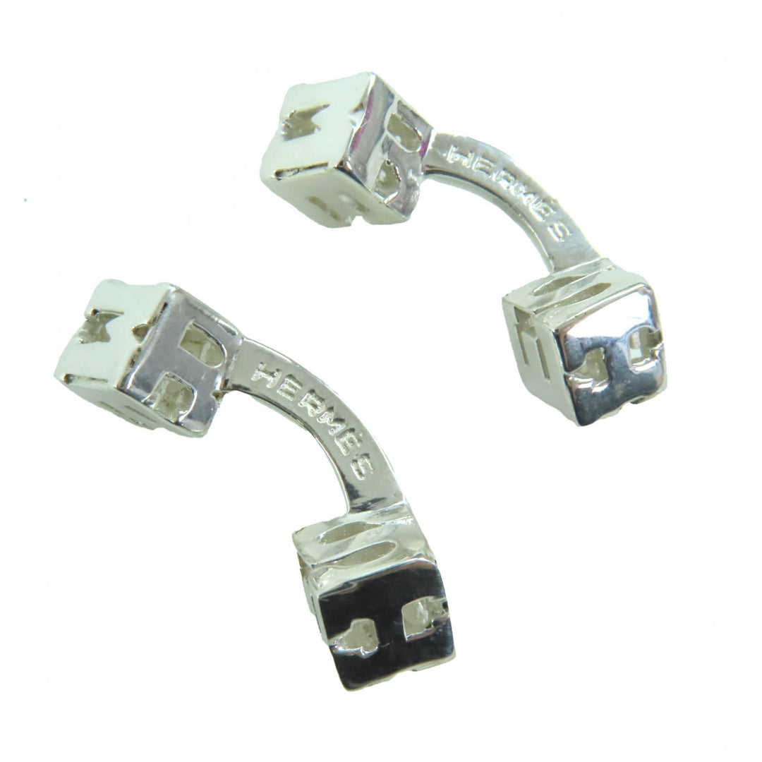 Great HERMES Cufflinks cufflinks Silver SV925 mens