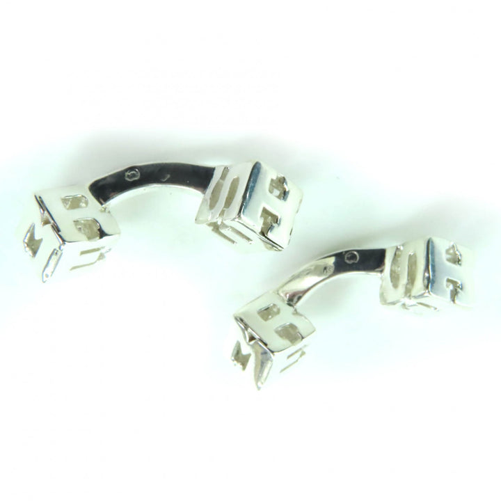 Great HERMES Cufflinks cufflinks Silver SV925 mens