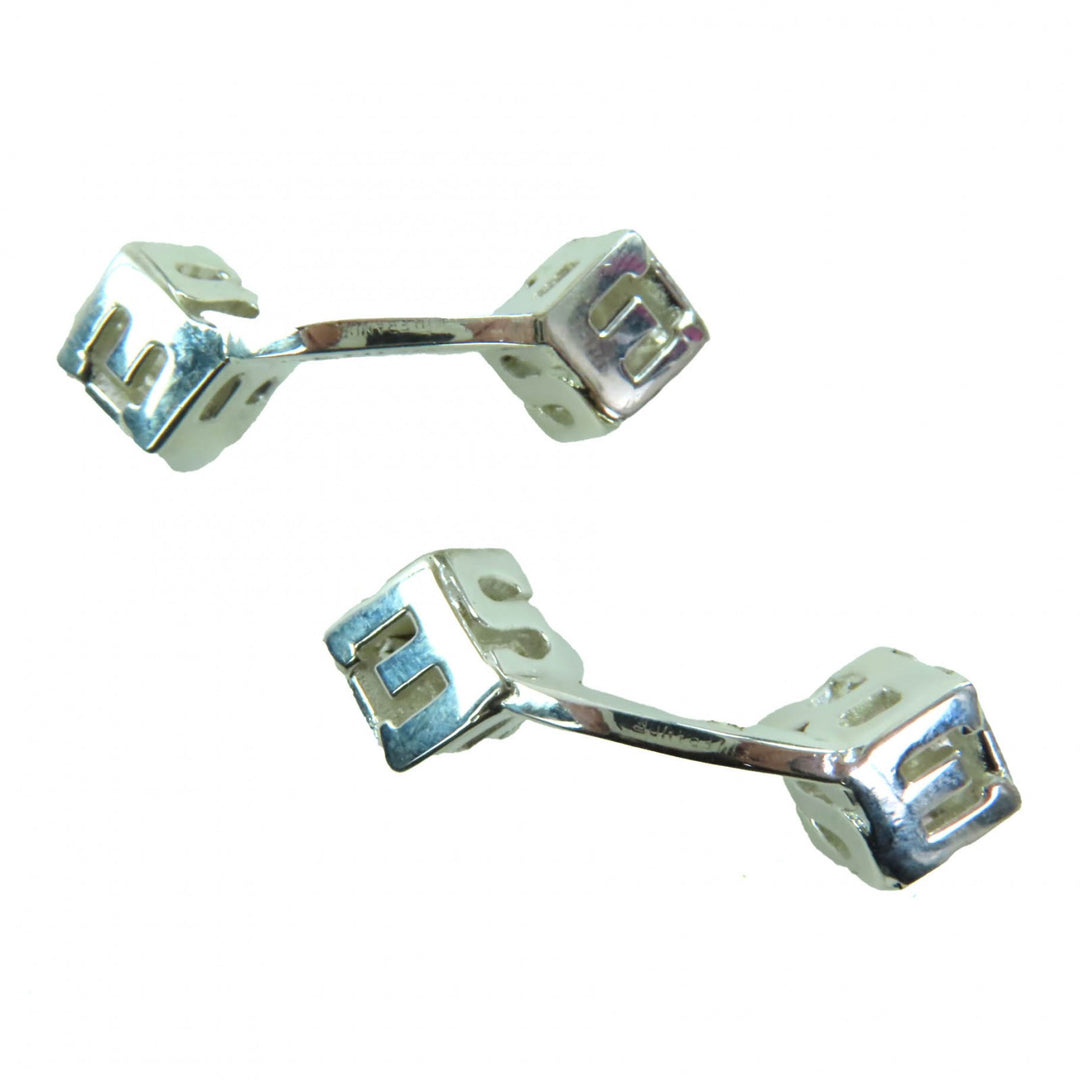 Great HERMES Cufflinks cufflinks Silver SV925 mens