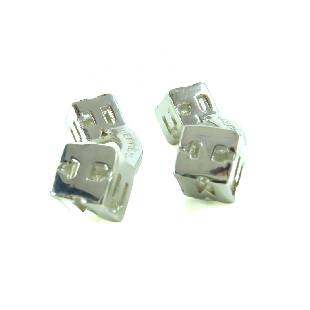 Great HERMES Cufflinks cufflinks Silver SV925 mens