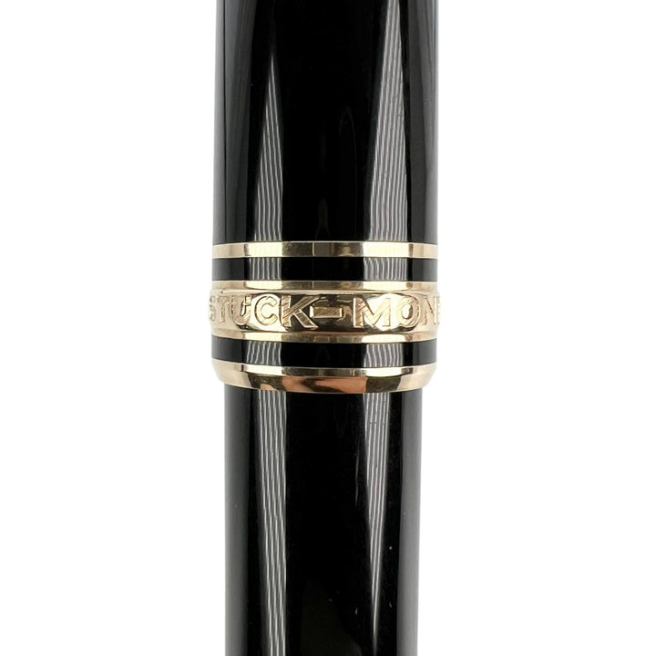 MONTBLANC Ballpoint pen Meisterstück classic twist Black gold mens