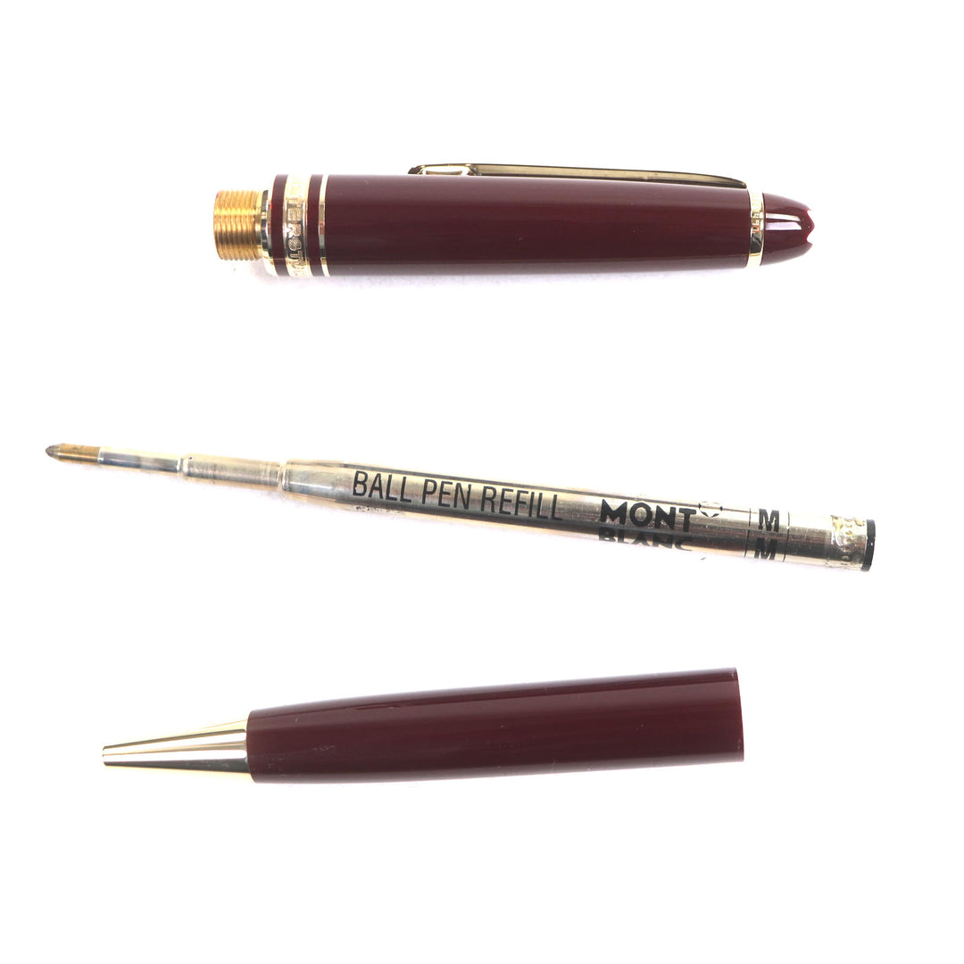 Excellent MONTBLANC Ballpoint pen Meisterstück Classic Bordeaux gold mens