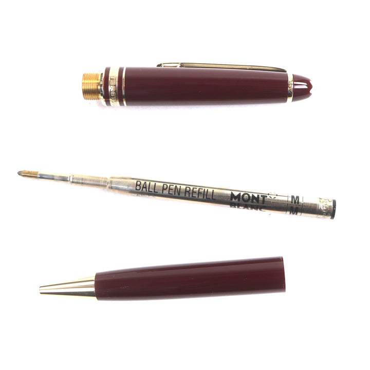 Excellent MONTBLANC Ballpoint pen Meisterstück Classic Bordeaux gold mens