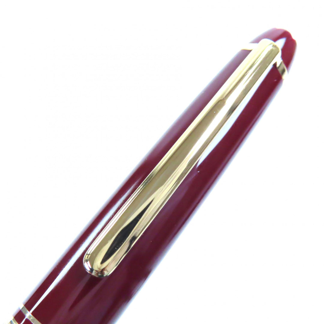 Excellent MONTBLANC Ballpoint pen Meisterstück Classic Bordeaux gold mens