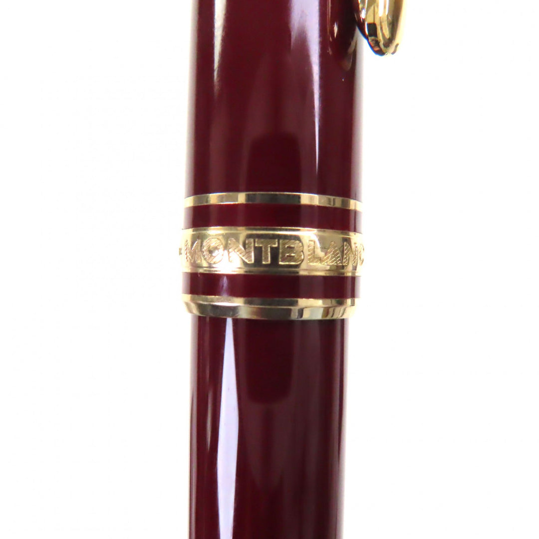 Excellent MONTBLANC Ballpoint pen Meisterstück Classic Bordeaux gold mens
