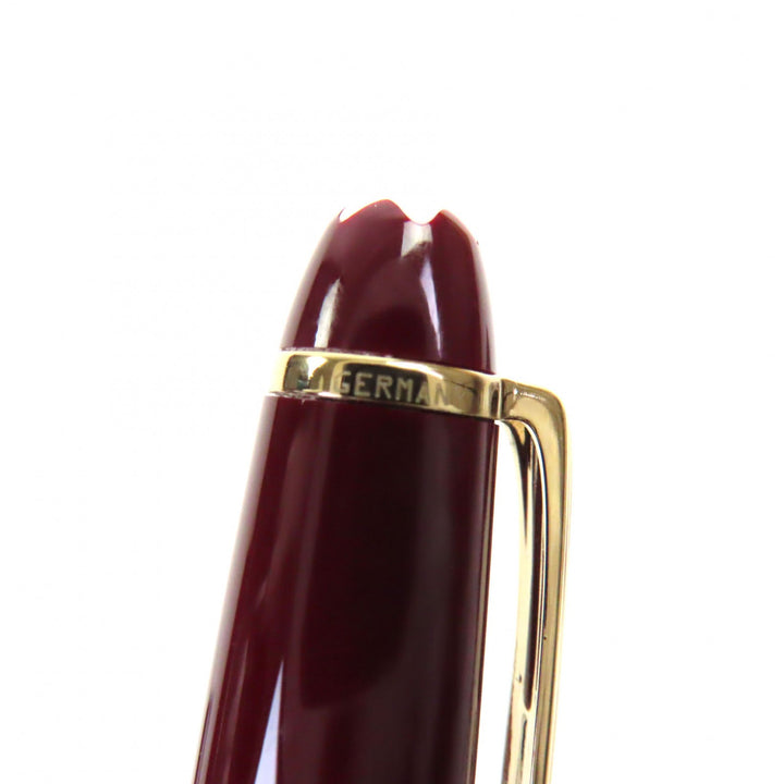 Excellent MONTBLANC Ballpoint pen Meisterstück Classic Bordeaux gold mens