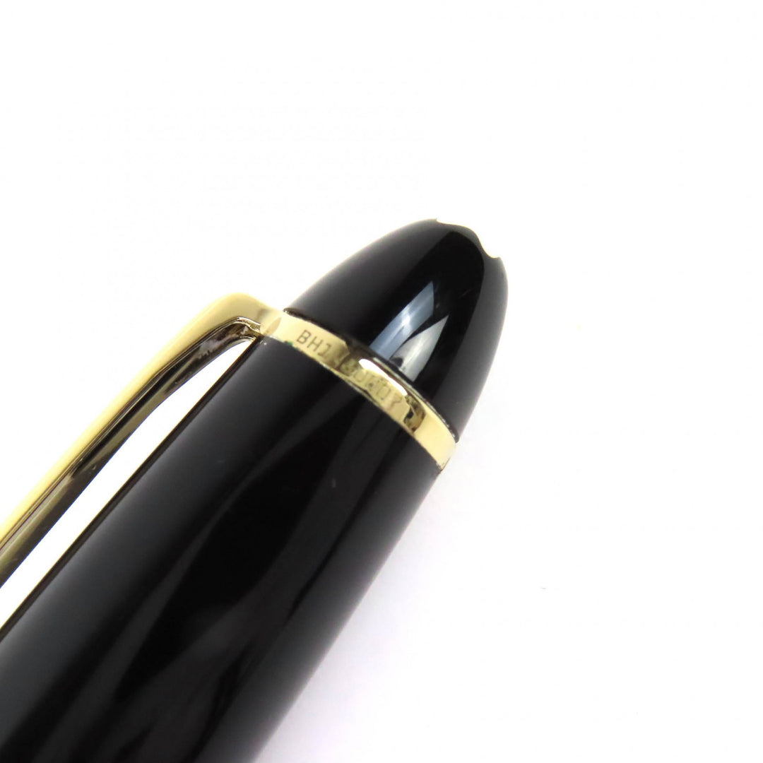 Very Good MONTBLANC fountain pen Meisterstück 146 white star black 14K mens