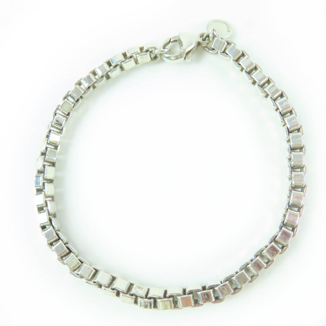 Great TIFFANY&Co. bracelet Venetian Bangle accessories Silver 925 Women