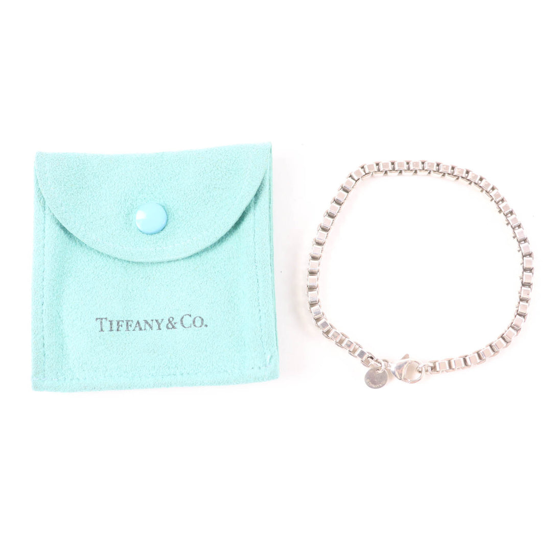 Great TIFFANY&Co. bracelet Venetian Bangle accessories Silver 925 Women