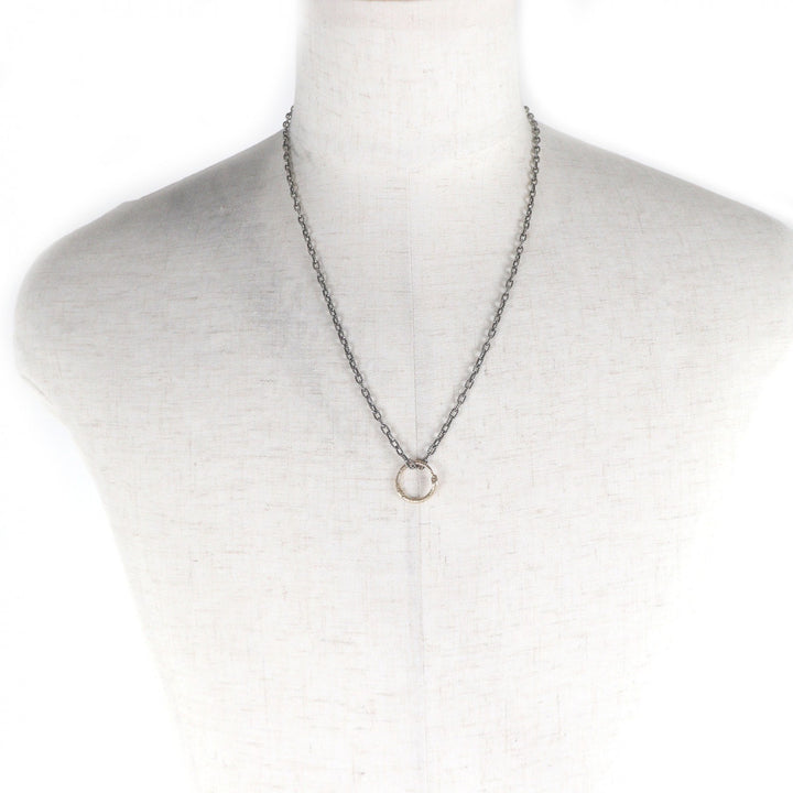 Great GUCCI Necklace Ouroboros Accessories Silver AG925 mens 461997