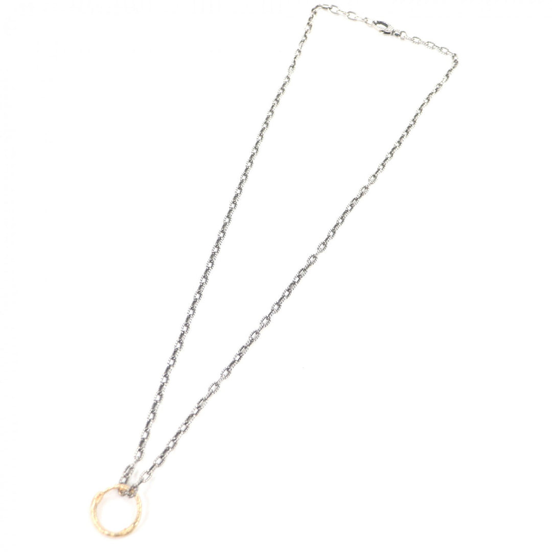Great GUCCI Necklace Ouroboros Accessories Silver AG925 mens 461997