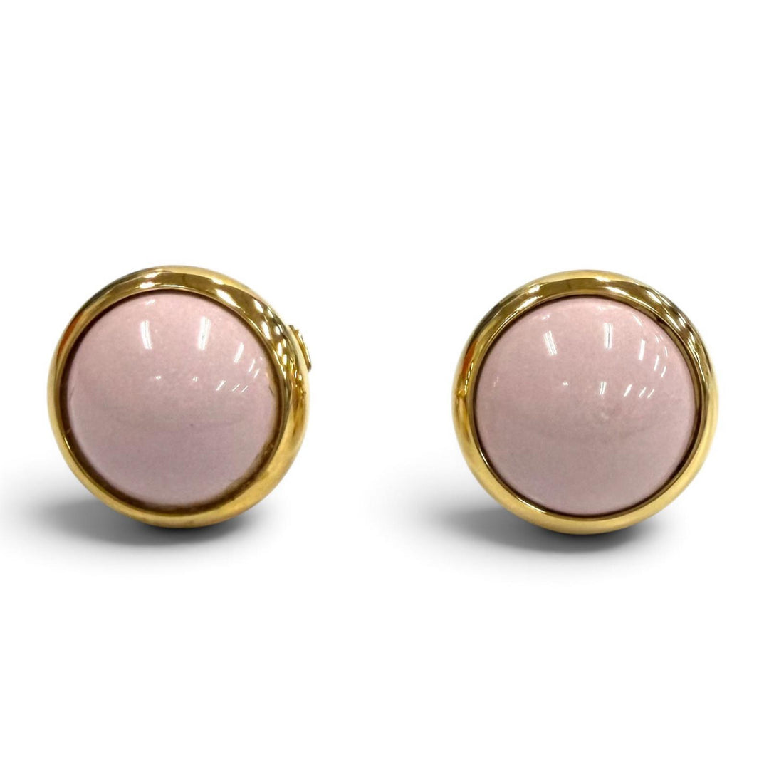 Excellent HERMES Pierce Eclipse H-post Diameter 0.4"" pink ー Women