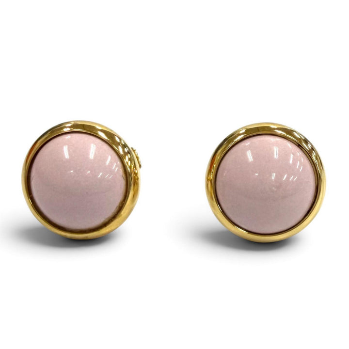 Excellent HERMES Pierce Eclipse H-post Diameter 0.4"" pink ー Women