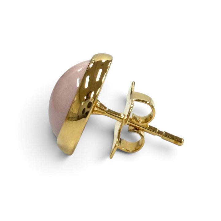 Excellent HERMES Pierce Eclipse H-post Diameter 0.4"" pink ー Women