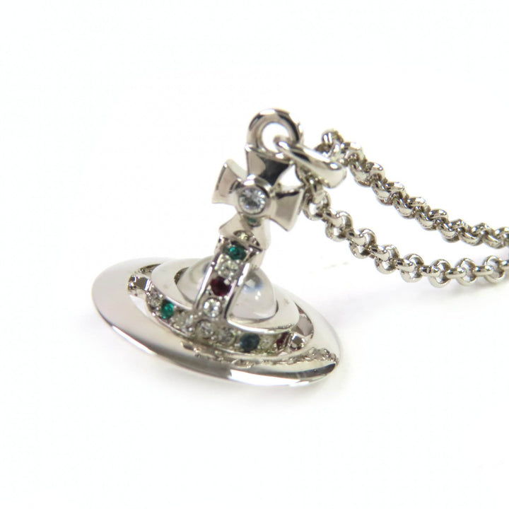 Excellent Vivienne Westwood Necklace PETITE ORB PENDANT Petit Orb Pendant Silver Women
