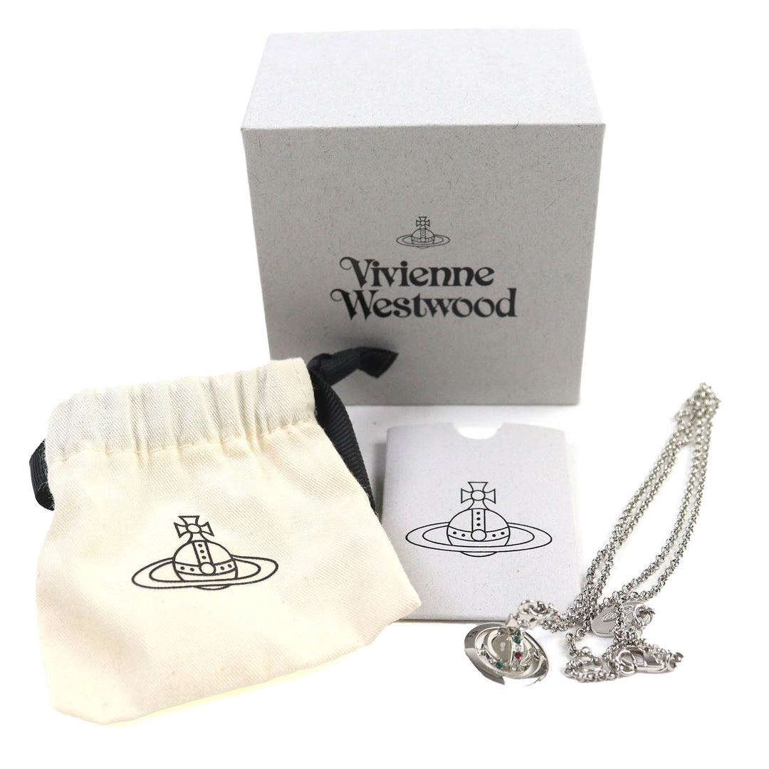 Excellent Vivienne Westwood Necklace PETITE ORB PENDANT Petit Orb Pendant Silver Women
